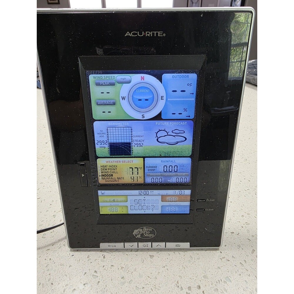 AcuRite (5 in 1) Professional Weather Center Monitor Display Only NO SENSOR